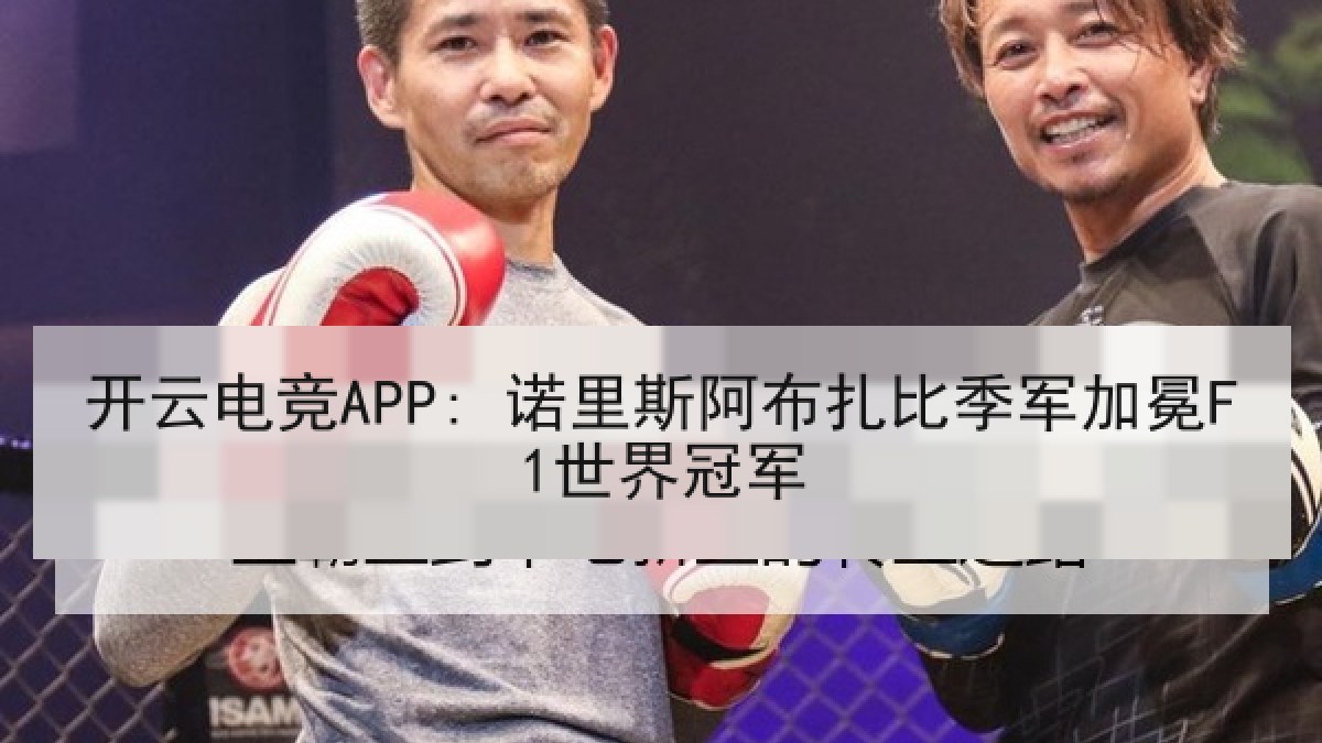 开云电竞APP: 诺里斯阿布扎比季军加冕F1世界冠军
